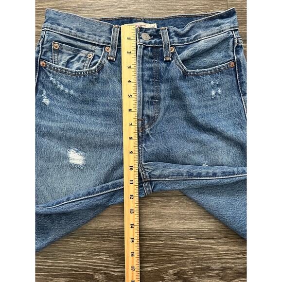 Levi's Wedgie Straight Jeans size 27 - Picture 3 of 10